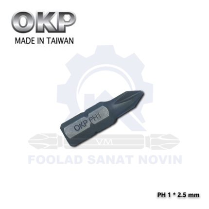 نوک پیچگوشتی یک طرفه PH1-x-2.5mm