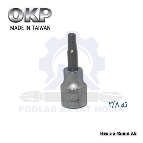 الن بکس النی Hex 5 x 45mm ته 3.8