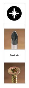 پیچگوشتی Pozidriv