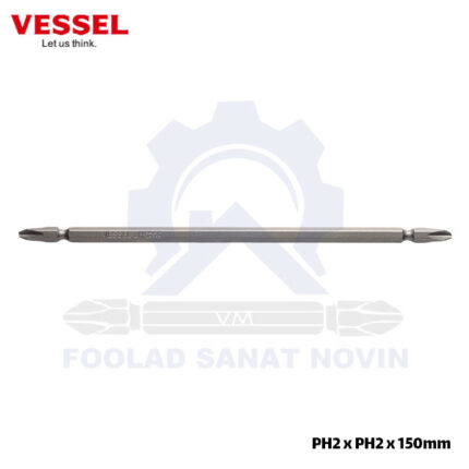 نوک پیچ گوشتی دو طرف چهارسو PH2 پانزده سانتی وسل