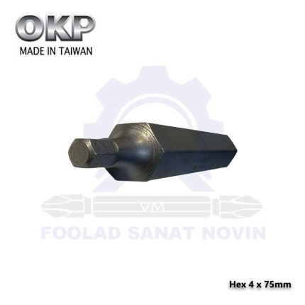 نوک پیچگوشتی آلنی Hex 4 x 75mm ته 10