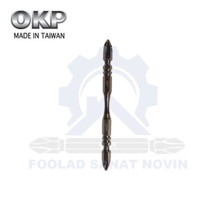 سر پیچ گوشتی دوطرف چهارسو PH2×PH2×100mm مدل جدید تورشن OKP