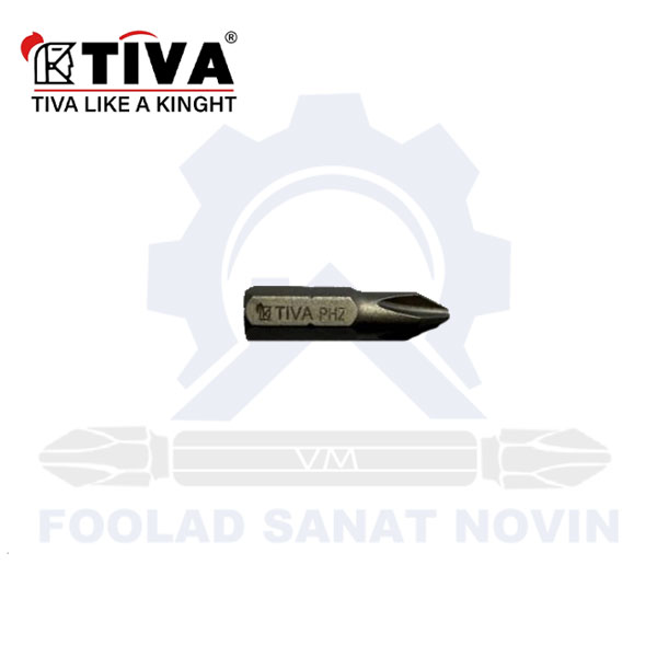 سر پیچ گوشتی یک طرف چهارسو PH2x2/5mm برند TIVA